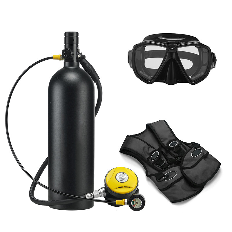 Underwater Flashlight - Kit de tanque de buceo portátil,