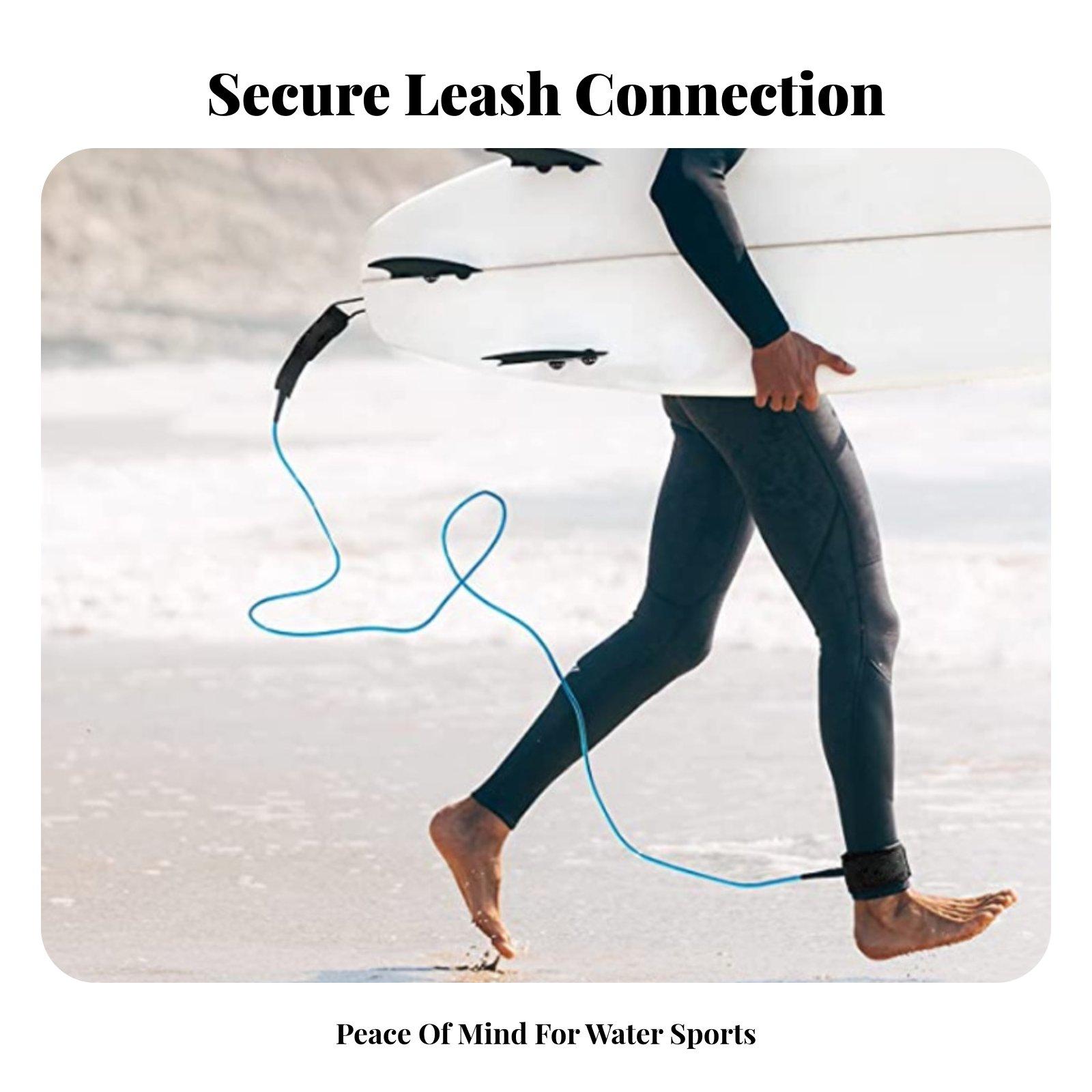 Surfboard Leash Ankle - Correa de Surf Sin Nudos para