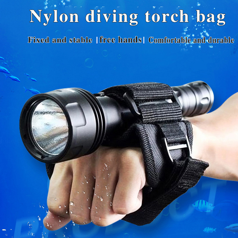 Underwater Flashlight - Antorcha de buceo subacuática, soporte para