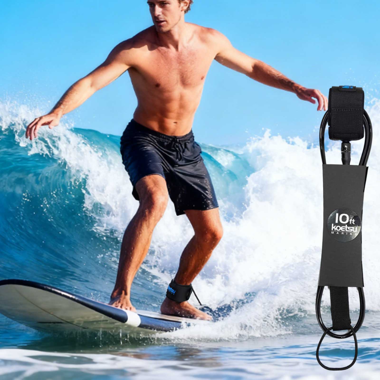 Cuerda de seguridad para tabla - Surfboard Leash Ankle reseña y precio
