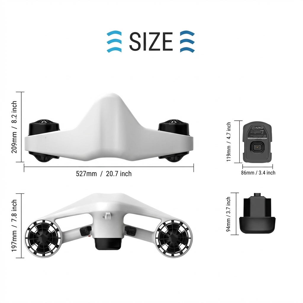 Scooter Eléctrico Subacuático  - Aquatic Diving reseña y precio