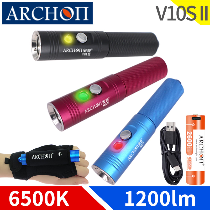 Archon-linterna de luz para bu - Underwater Flashlight reseña y precio