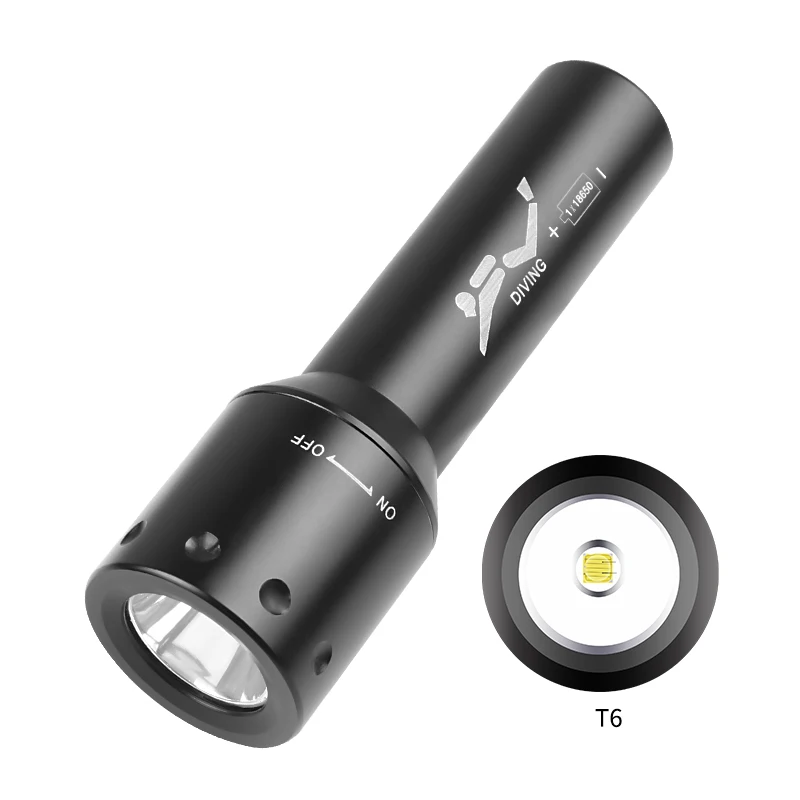Nueva Linterna de Buceo LED T6 - Underwater Flashlight reseña y precio